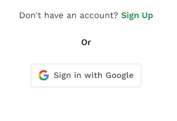 Sign in with Google